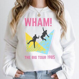 80s Music Sweatshirt Wham Sweatshirt 80s Concert Sweatshirt 05